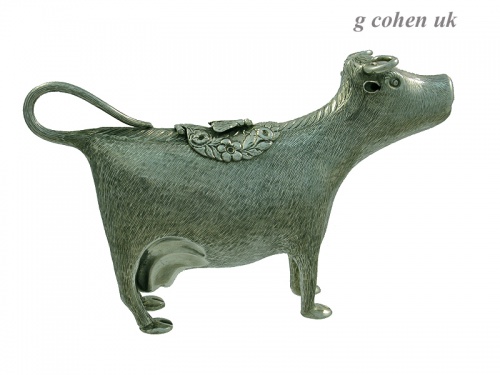 Victorian Silver Cow Cream Jug 1899